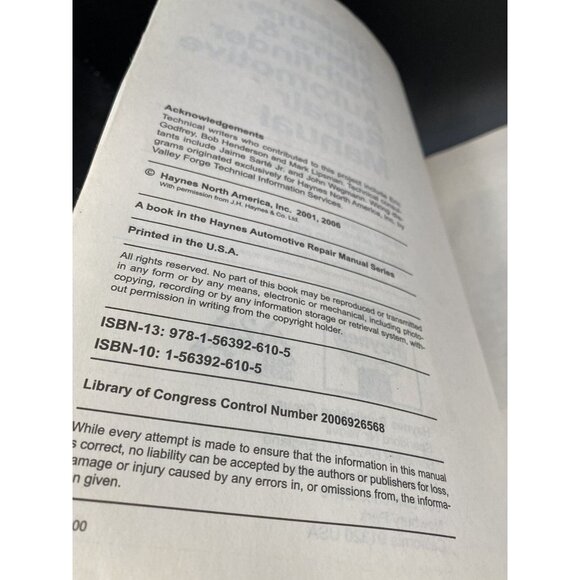 Nissan Pick Up Repair Manual Haynes Publications 72031 - Picture 9 of 9